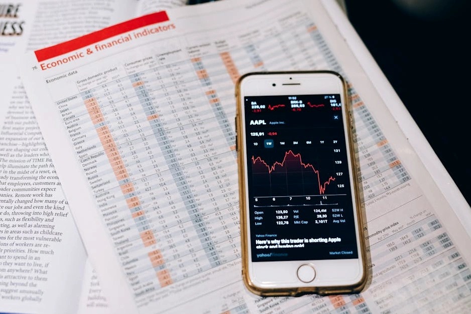 Dashboard analityczny z danymi rynkowymi.